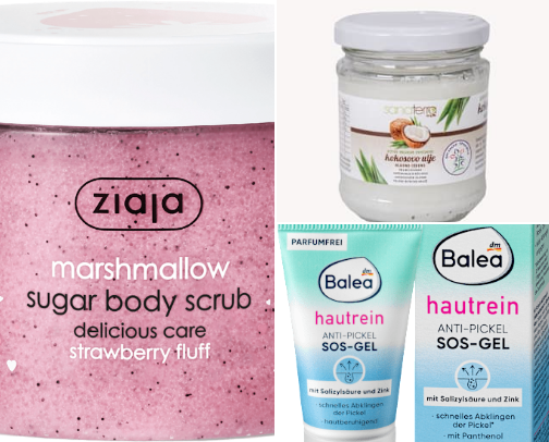 products for clean girl cover photo collage