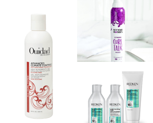 curly hair recs cover photo collage
