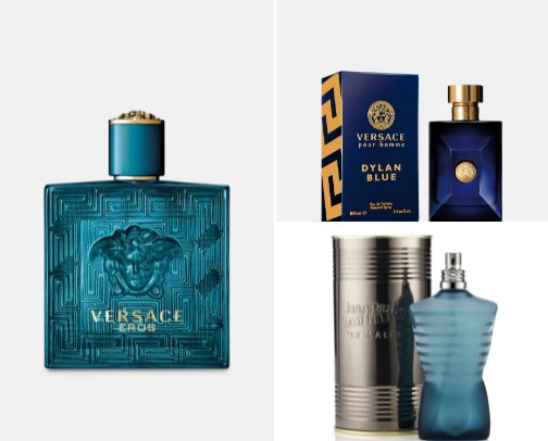 best men fragrances cover photo collage