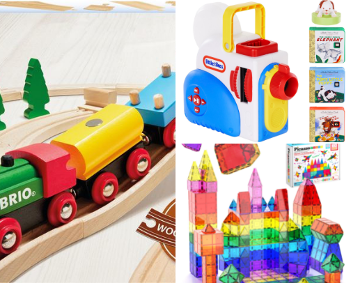 Toys my three year old is loving cover photo collage