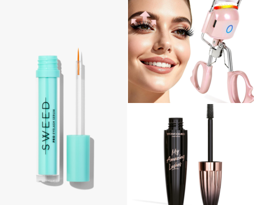 The best lashes of my life cover photo collage