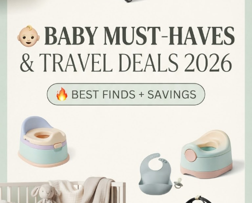 👶✨ Best Baby & Travel Deals 2026 cover photo collage