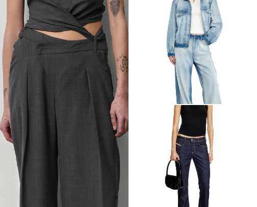 jeans, pants cover photo collage