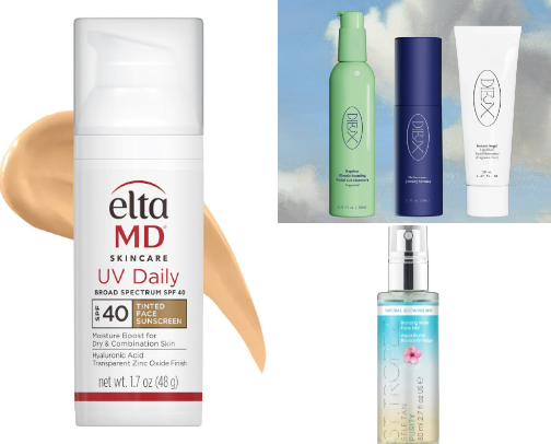 Freckled girlie skin care & beauty cover photo collage