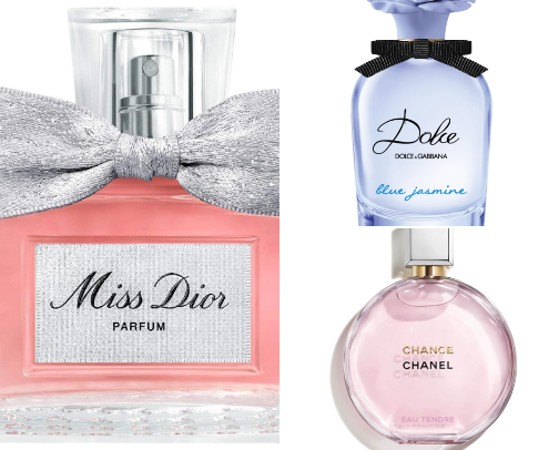 Delighted Fragrance Perfume cover photo collage
