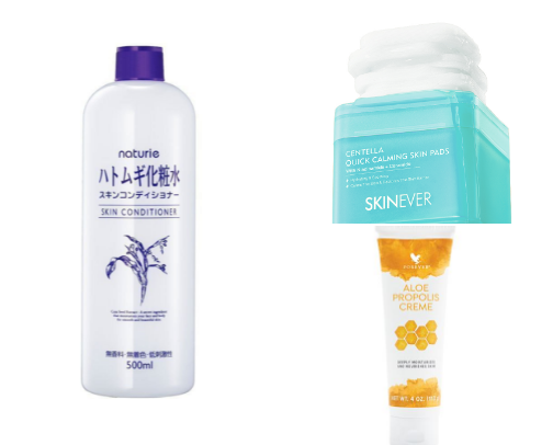 skincare 🧴 cover photo collage