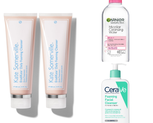 Sensitive/Oily Skin Skincare Products cover photo collage