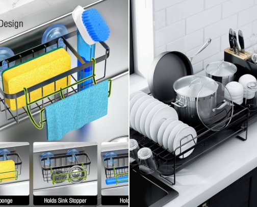 🧽 Mom's Kitchen & Cleaning Tools cover photo collage