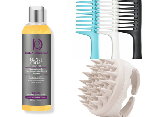 If my hair is curly I use… cover photo collage