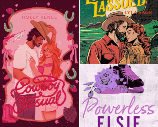 Small Town Cowboy Romances for my book girls cover photo collage