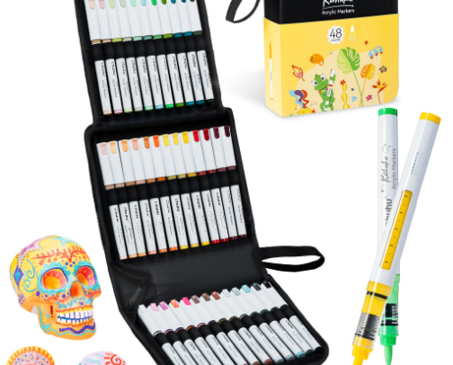 Art supplies cover photo collage