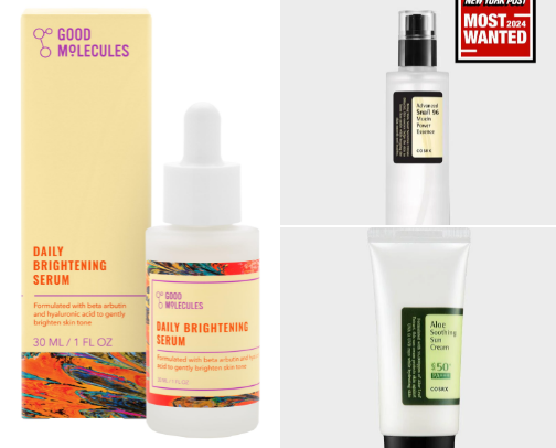 Favorite Skincare Products cover photo collage