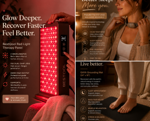 The Longevity Capsule: Biohacking & Anti-Aging Essentials cover photo collage