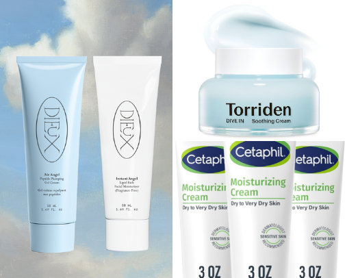 Moisturizer for acne prone skin cover photo collage