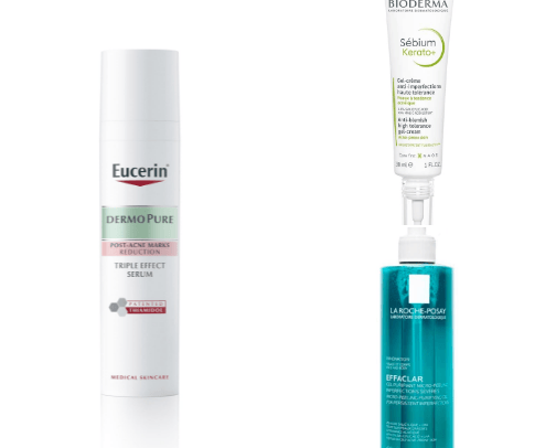 Accutane skincare cover photo collage