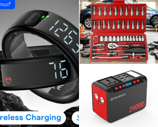 Tools & Home Appliances, Gadgets, Technology. cover photo collage