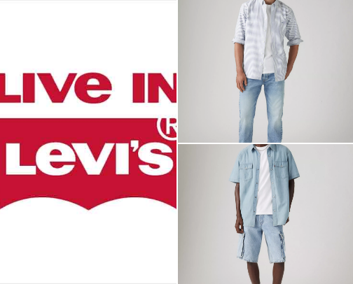 Levi's Jeans: Authentic Style, Timeless Fit. cover photo collage