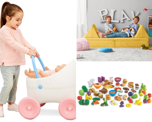 Favorite toddler toys cover photo collage
