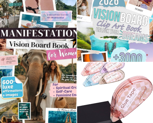 vision board cover photo collage