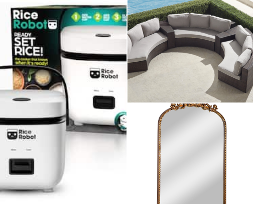 Household Items for Living room, Bedroom, Kitchen and Bathroom cover photo collage