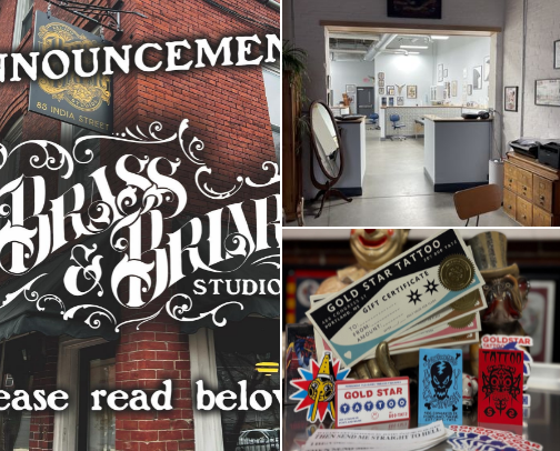 Tattoo Shops I Recommend in Portland, ME cover photo collage