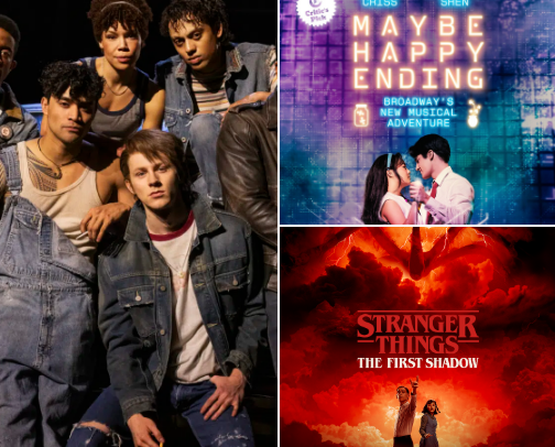 Fave Broadway Shows Running Now 🍎 cover photo collage