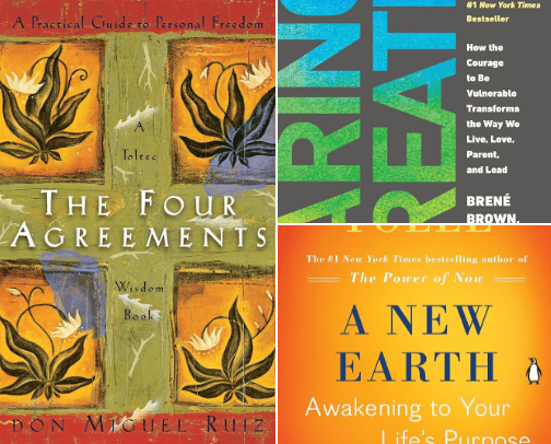 The Power of Words: Books That Transformed My Thinking cover photo collage