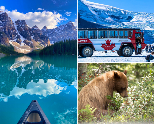 A Cool Girls Guide to a Banff Roadtrip cover photo collage