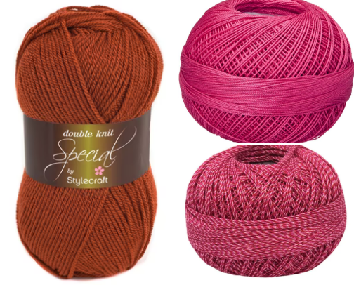 Thread, Yarn and Fibre cover photo collage