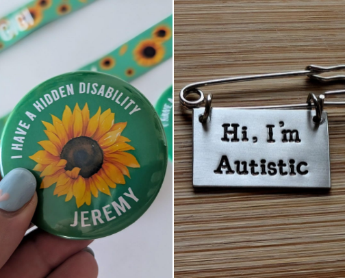 Customizable Autism Support Buttons Part 2 cover photo collage