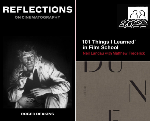 Must have books for cinematographers. cover photo collage