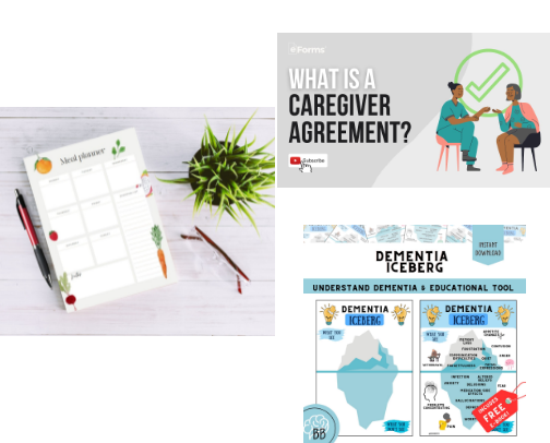 Organise Care with Ease cover photo collage