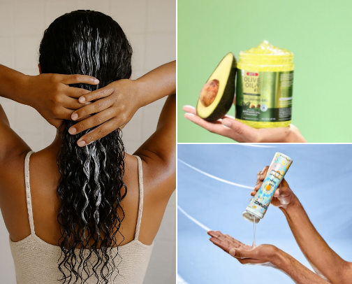 The Gels My Curls Won’t Let Me Gatekeep cover photo collage