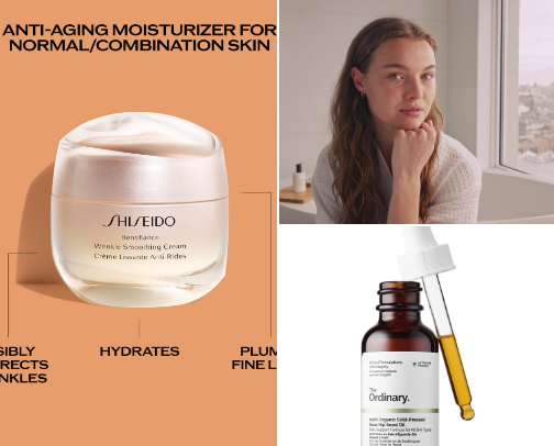 Skin Care & Make-up for mature skin cover photo collage