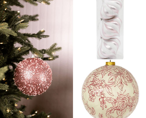 Pink Christmas cover photo collage