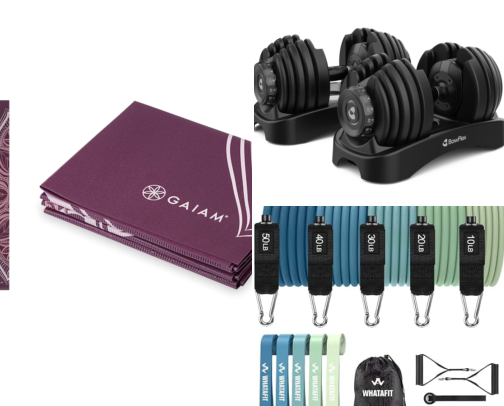 A Home Gym That Fits in a Studio cover photo collage