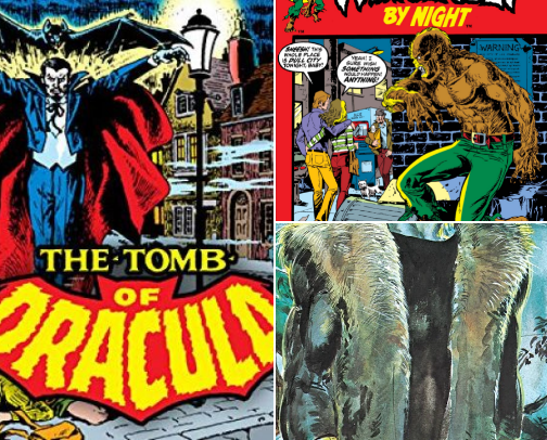 Horror Comic Books of the 70s, 80s, 90s, 00s, and 10s cover photo collage