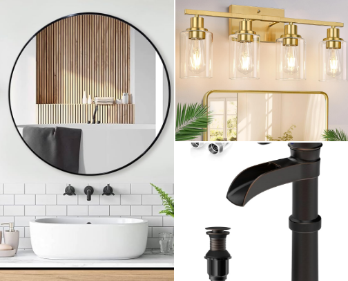 Everything We Used For Our Bathroom Renovation 🫧 cover photo collage