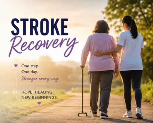 Stroke Recovery cover photo collage