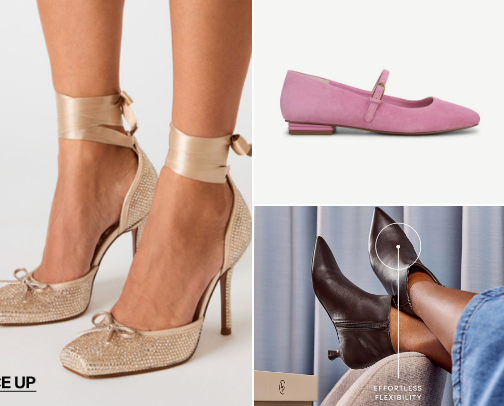 Just as bags are important, so are shoes. cover photo collage