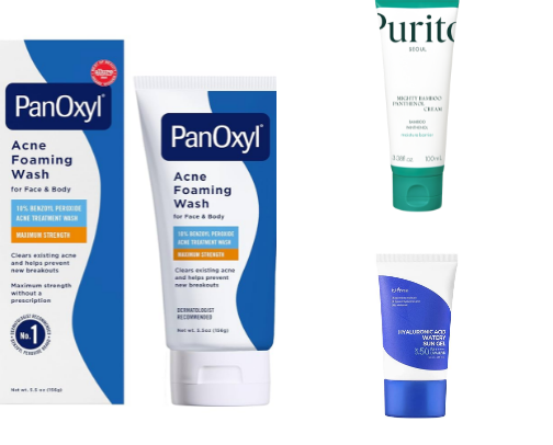 Best Skincare products for all face types cover photo collage