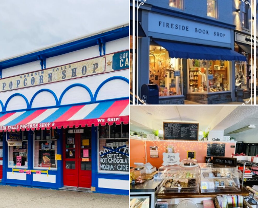 What to do in Chagrin Falls, Ohio cover photo collage