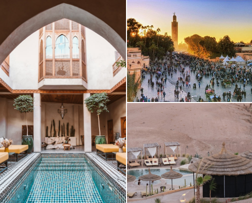 Travel to Morocco – Best Locations & Photo Worthy Stays cover photo collage