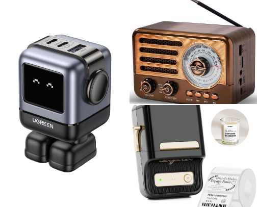 Recommendations for cute and aesthetic electronic gadgets cover photo collage