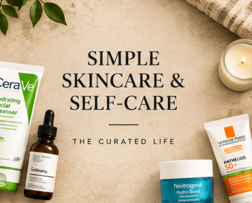 🧴Simple Skincare & Self-Care cover photo collage
