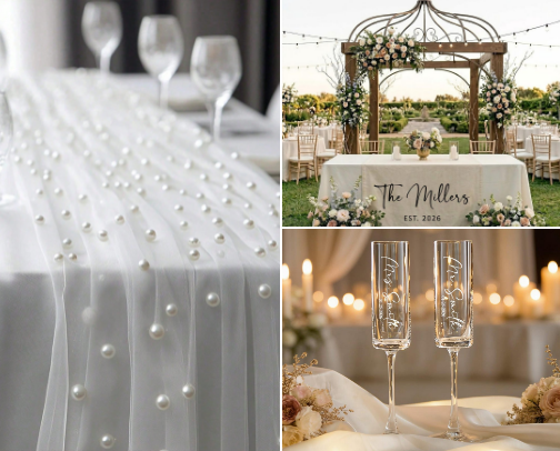 Things I Want at My Wedding 💍✨ cover photo collage