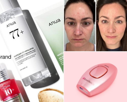 Clean girl glow-up products cover photo collage