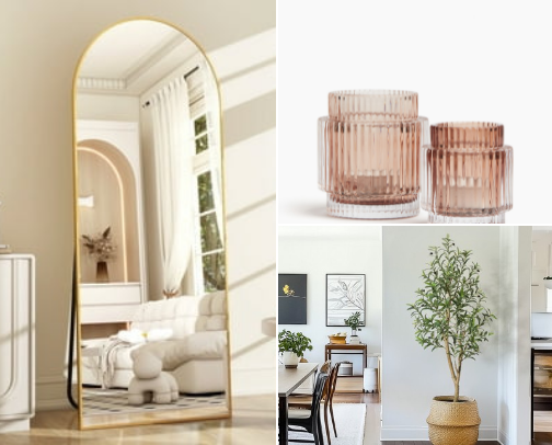 AFFORDABLE HOME GLOW UP cover photo collage