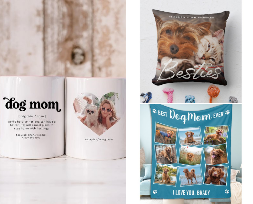 Popular Pet Mom Gifts cover photo collage