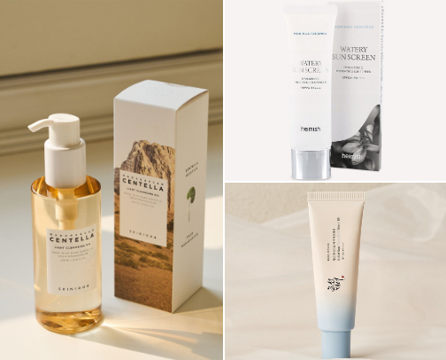 Daily Skincare Products For Glowy Skin ✨ cover photo collage